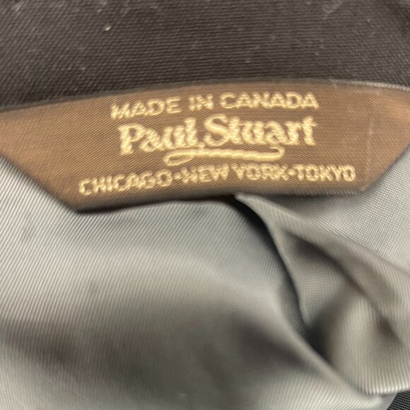 Paul Stuart Men’s Tuxedo, Sz 44 Tall, Black 100% Wool Pants 38 - Picture 8 of 11